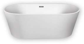 Cada freestanding, Florida, Denisa P-170, ovala, cu instalatie completa, alb