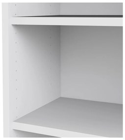 Bibliotecă modulară albă 89x189 cm Prima – Tvilum