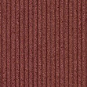 Fotoliu roșu cu tapițerie din catifea reiată Niko – Ropez