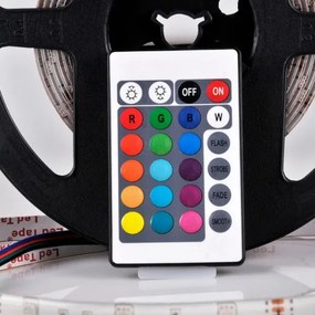 Bandă LED RGB dimabilă 5m LED/18W/12V IP20 + telecomandă