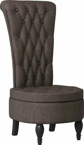 vidaXL Fotoliu slipper Gri închis 56,5 x 70 x 110 cm