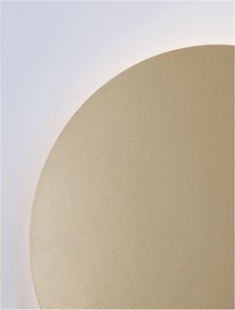 Aplica LED de perete design ambiental CYRCLE 30cm aurie