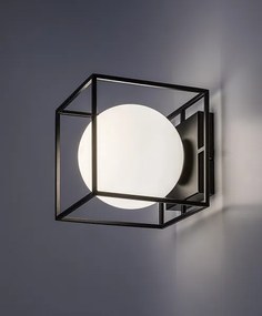 Rabalux 75069 - Aplica de perete pentru exterior MODANE 1xE14/15W/230V IP44 negru