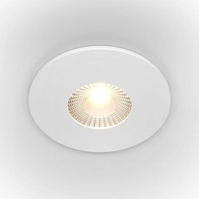 Spot LED incastrabil design tehnic Zen alb