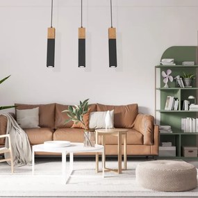 Lustră pe cablu TULUM 3xGU10/60W/230V neagră