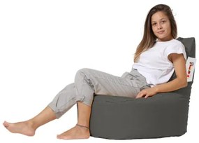 Fotoliu puf 70x70 cm gri