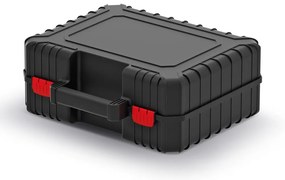 Cutie pentru scule 38,4 x 33,5 x 14,4 cm, cu captuseala, neagra
