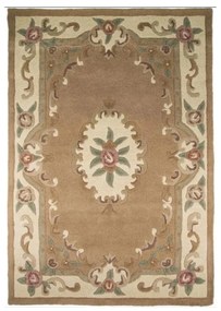 Covor din lână Flair Rugs Aubusson, 75 x 150 cm, bej