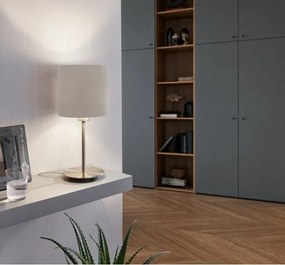 Lampă de masă Eglo 54745 ANADIA 1xE14/40W/230V taupe/crom mat