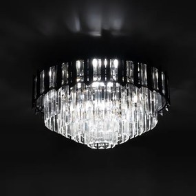 BRILAGI - Plafonieră SPECTRA 5xE14/40W/230V diam. 48 cm neagră