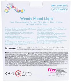 Lampă de veghe pentru copii verde Fizz Wendy – SQUISHMALLOWS