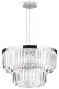 Candelabru, Lustra LED design LUX PRISM, chrome