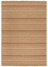 Covor pentru exterior și interior în culoare naturală 200x290 cm Farah Stripe – Flair Rugs