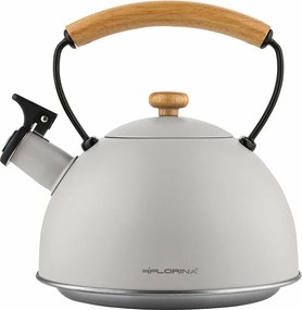 Florina Ceainic din oțel inoxidabil Natura Line 2,3 l, gri