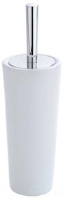 Perie WC cu suport Coni, Alb, 37x12 cm, Wenko