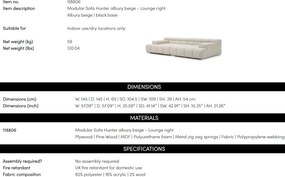 Modul dreapta pentru canapeaua design LUX Hunter