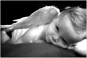 Tabloucu înger de copil (90x60 cm)