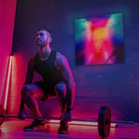 Panou LED RGB 64xLED 16x16 cm Wi-Fi Twinkly TWQ064STW-01-BUSB