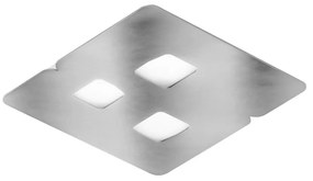 Plafoniera moderna GISELLE 35x35cm, alb, gri sau argintiu