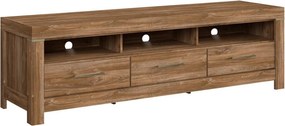 Comoda TV GENT, stejar, PAL, cu iluminare LED, 200x54x60 cm