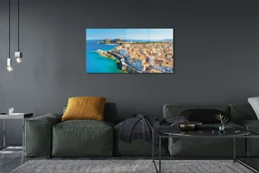 Tablouri acrilice Marea Grecia coasta de oraș