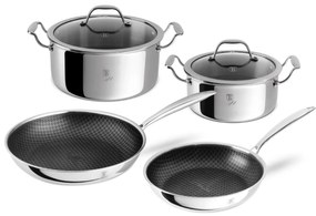 Set oale si tigai inox 6 piese Eternal Berlinger Haus BH8517, compatibile inductie si cuptor