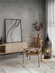 Lampadar/Lampa de podea decorativa ratan natural, NAOS H 73cm