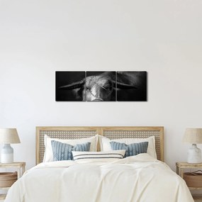 Tablou - Vacă (cu ceas) (90x30 cm)