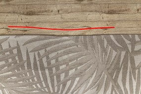 Covor sisal Floorlux 20504 Frunze şampanie si gri Junglă - SECUNDAR-COTATI PRODUSUL
