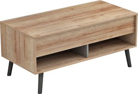 Masuta Cafea Skill PAL Finisaj Natur-Gri Dim. 110x55x47.5 Cm