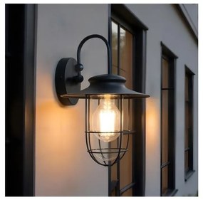 Lampă de perete de exterior Zuma Line 17068-WD INDUSTRIAL 1xE27/60W/230V IP44 negru