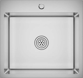 vidaXL Chiuvetă de bucătărie lucrată manual, oțel inoxidabil