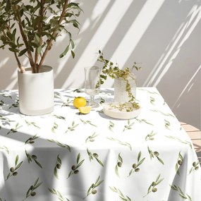 Goldea față de masă teflonată - măsline 120 x 180 cm