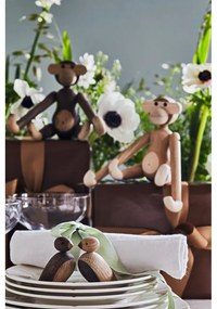 Statuetă din lemn masiv de stejar Kay Bojesen Denmark Monkey
