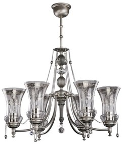 Candelabru 6 brate realizat manual Nico