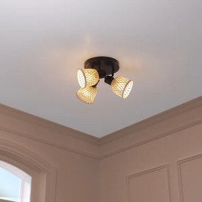 Atmosphera - Aplică spot LIO 3xE14/25W/230V din bambus