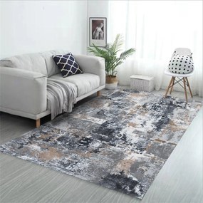 Covor Modern Living, Dormitor Dreptunghiular Hera Lux TZ16BHBY Gri (Alege dimensiunea: 60 x 130)