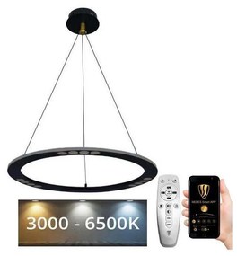 Lustră LED dimabilă pe cablu LED/40W/230V 3000-6500K + telecomandă