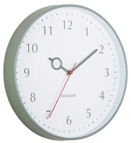 Karlsson 5992GR ceas de perete design verde,diametru 30 cm