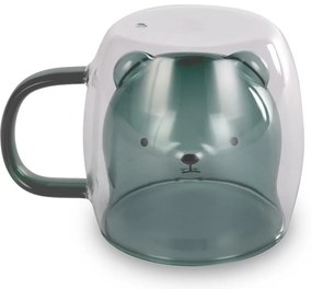 Lamart LT9127 Set de 2 pahare Bear Vaso, 250 ml,verde