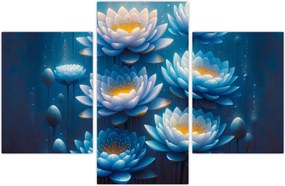 Tablou - Nuferi sub apă (90x60 cm)