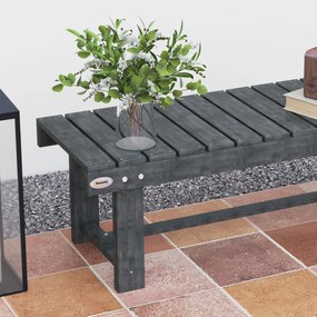 Outsunny Bancă de Grădină cu 2 Locuri, Bancă de Exterior cu Șipci din Lemn de Molid, Stil Country, Perfectă pentru Terasă, Patio sau Curte, Greutate maximă 250 kg, 110x38x35 cm, Gri | Aosom Romania