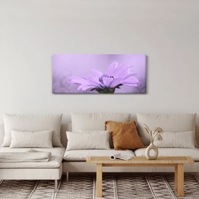 Tablou - Flori mov (120x50 cm)