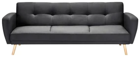 Canapea 3 locuri Flong (negru) . 1008650