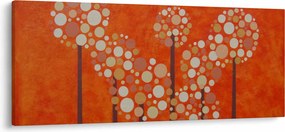 Tablou - Pădurea portocalie (120x50 cm)