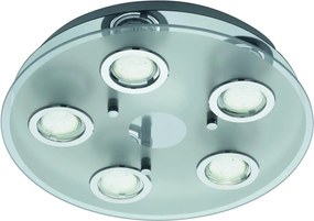 Plafonieră LED Eglo 54563 - 5xGU10/3W/230V crom lucios