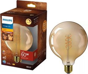 Bec LED dimabil Philips Vintage G125 E27/7,3W/230V 2200K