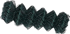 vidaXL Gard cu plasă de sârmă Verde 25 x 0,4 m Oțel