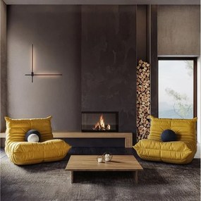 Aplica de perete liniara LED CCT PEAK negru