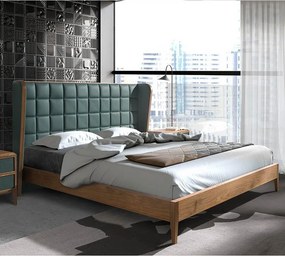 Pat dublu design LUX Dark green 180x200cm